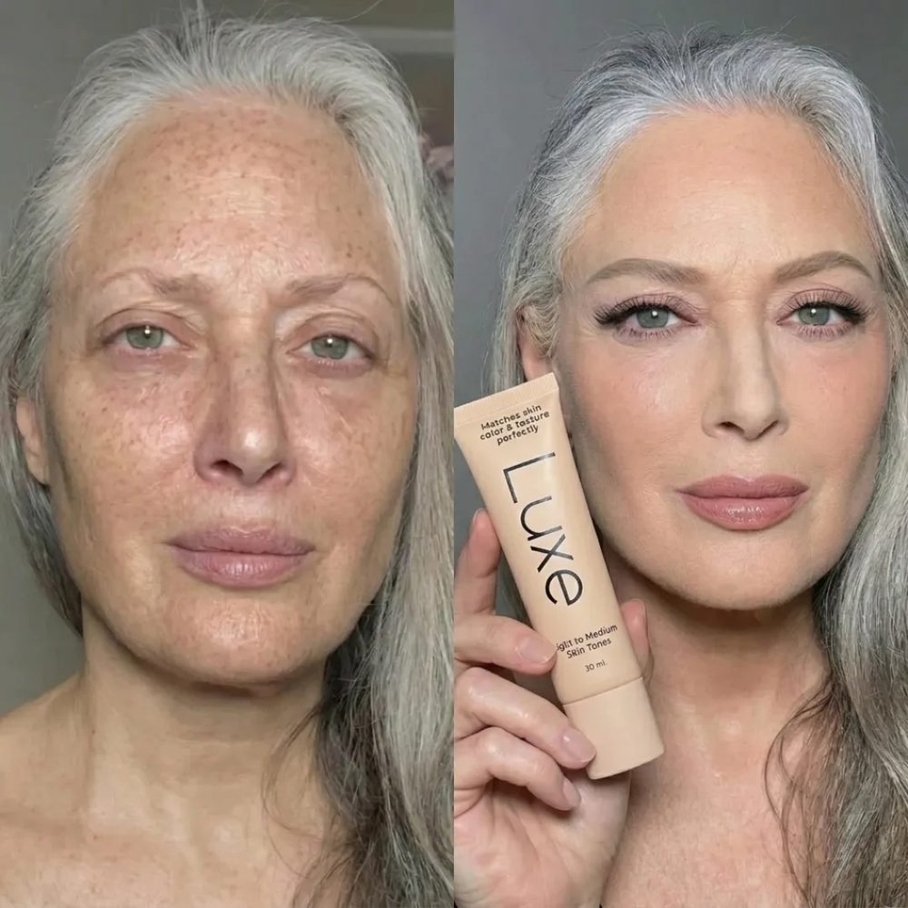Antes y despues del tono de piel